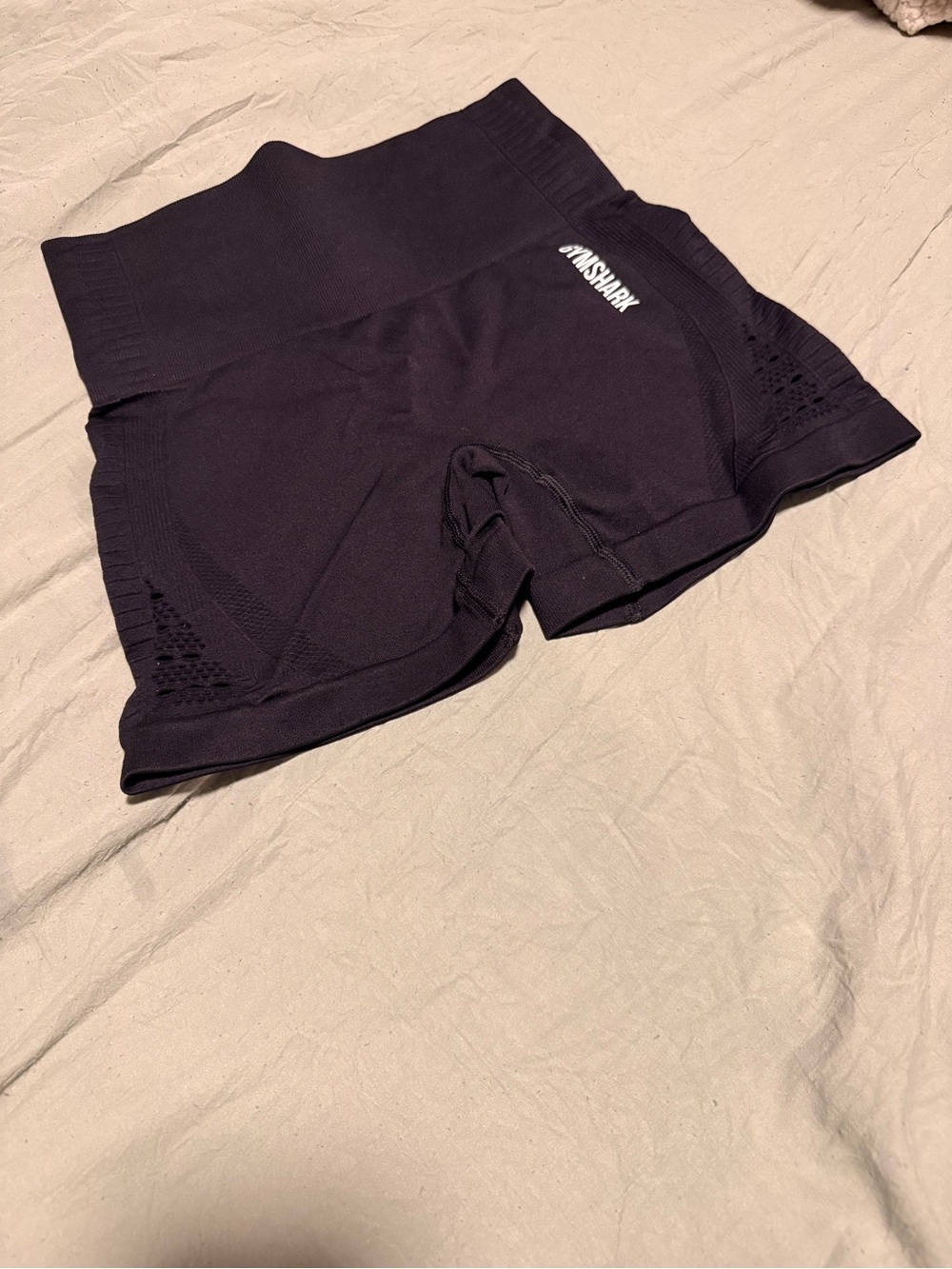 Gymshark Black Seamless High-Waist Bike Shorts